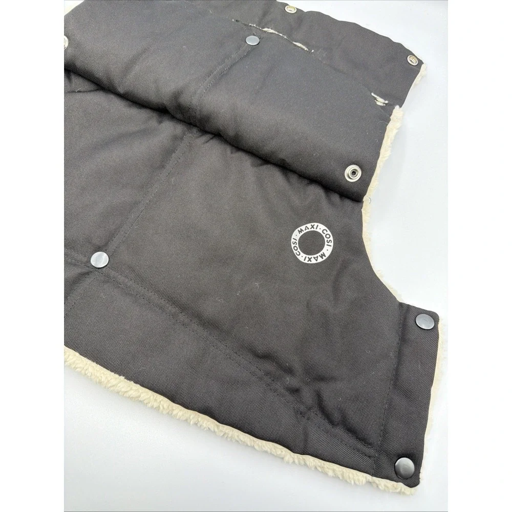 Maxi Cosi Baby Infant Stroller Gloves Hand Muff Black Sherpa